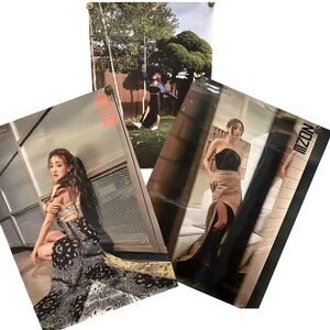 JYP Posters x3 Jihyo 30”x20.75” TWICE Zone Solo Mini Album